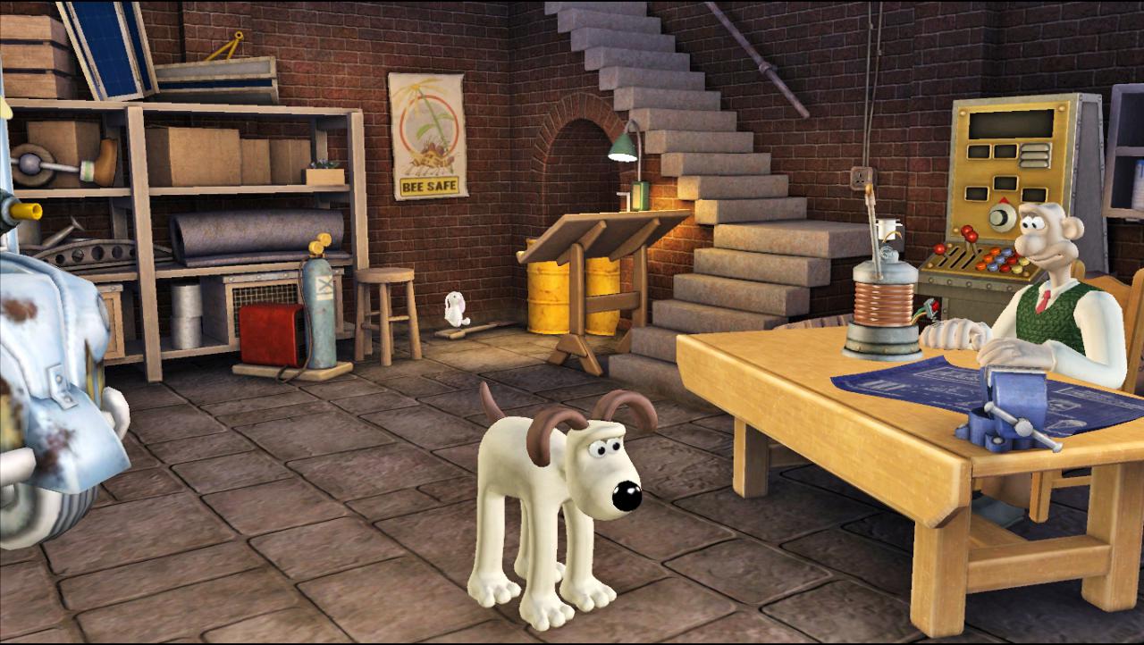 [02/02/2017] Obwohl Gromit genau wie in seinen Filmen kein Wort spricht, steuert ihr in Wallace & Gromit's Grand Adventures anstatt Herrchen Wallace den Vierbeiner.