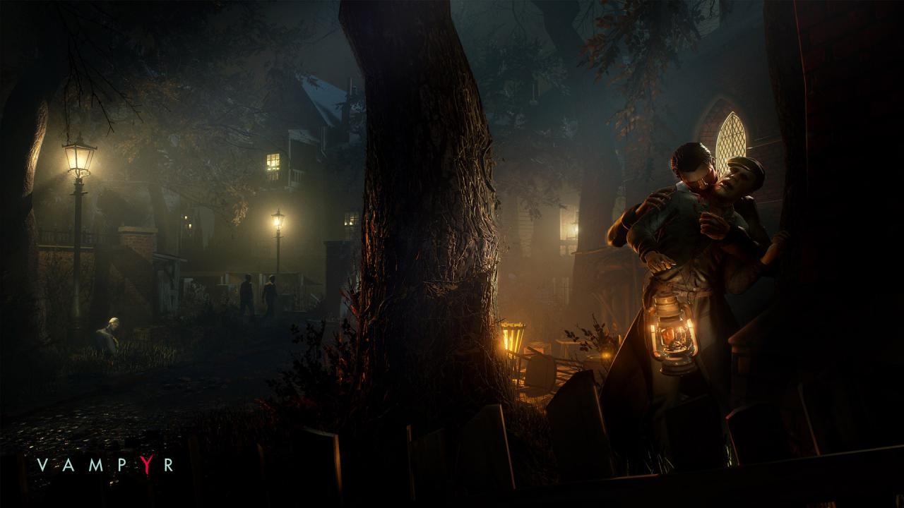 [03/02/2017] Die Spielwelt ist aus einem Guss, beim Wechseln des Bezirks gibt es dank Vampyrs Streaming-Technologie keine Ladezeiten.