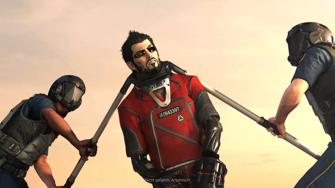 [14/03/2017] Zu Beginn des DLCs wird Adam Jensen all seiner übermenschlichen Kräfte beraubt.