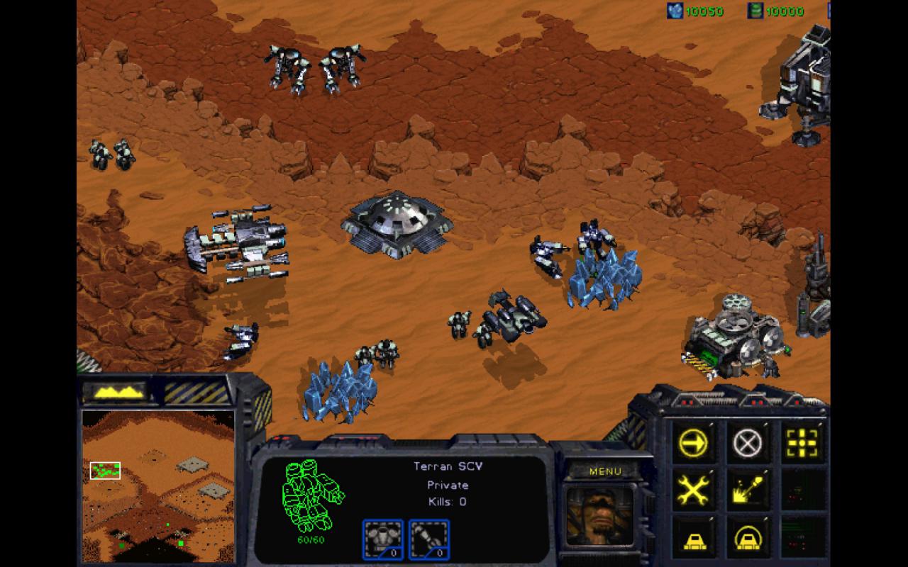 Starcraft 1998: Widescreen-Aufl&ouml;sungen wie 1080p sind derzeit nur &uuml;ber Umwege m&ouml;glich.