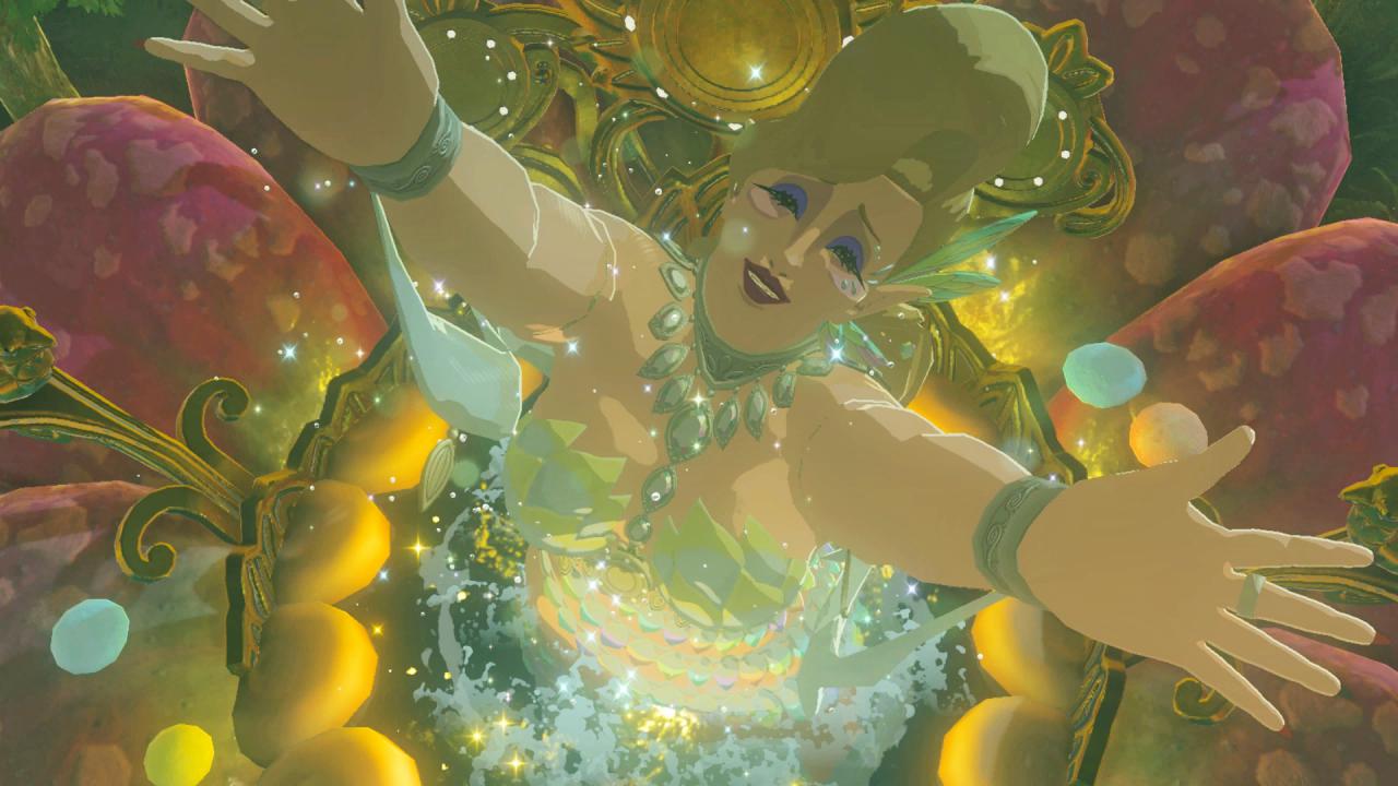 [02/03/2017] Ja, auch sie sind wieder mit dabei: Die großen Feen - und sie sind sogar noch furchterregender als in Ocarina of Time. Ein tolles Abschlussbild für diesen Test! Es tut uns Leid.