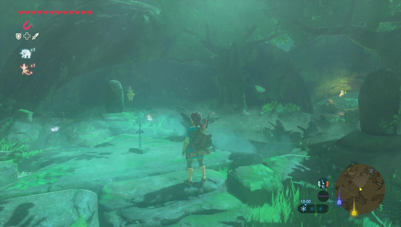 Das Master Schwert im Wald von Hyrule
