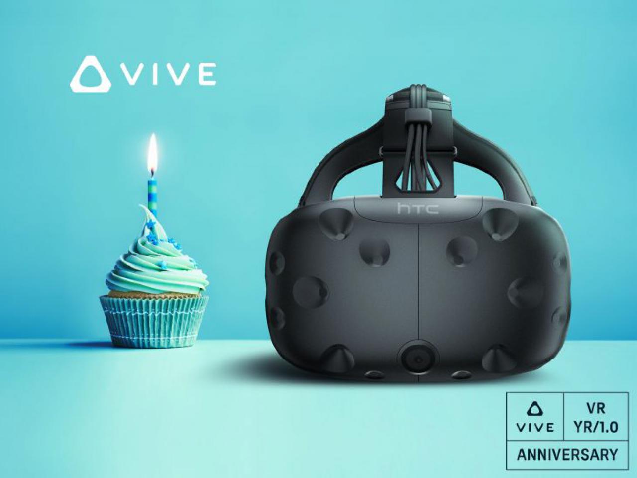 [04/04/2017] HTC Vive mit Bild zum ersten Geburtstag