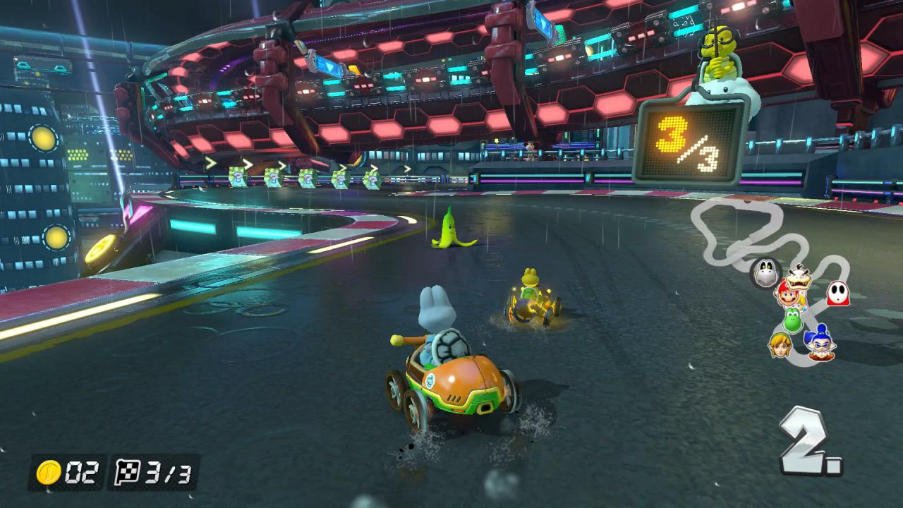 [20/04/2017] Schon auf der Wii U machte Mario Kart 8 eine sehr gute Figur. Auf der Switch im TV-Modus dank 1080p umso mehr.