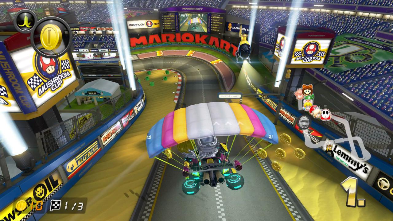 [20/04/2017] Egal ob an Decken, Wänden und unter Wasser fahren oder durch die Luft fliegen: in Mario Kart 8 Deluxe ist das alles möglich!