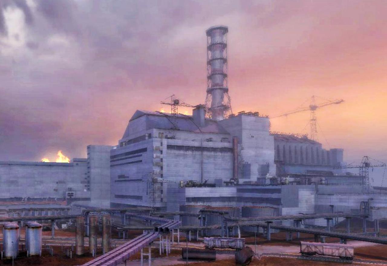 [13/04/2017] Die digitale Rekonstruktion des Kernkraftwerks Tschernobyl kommt ihrem Vorbild optisch tatsächlich recht nahe. Aber Eingänge und Grundriss haben nur wenig mit der Realität zu tun. Ganz abgesehen von dem, was sich im Reaktorraum findet.