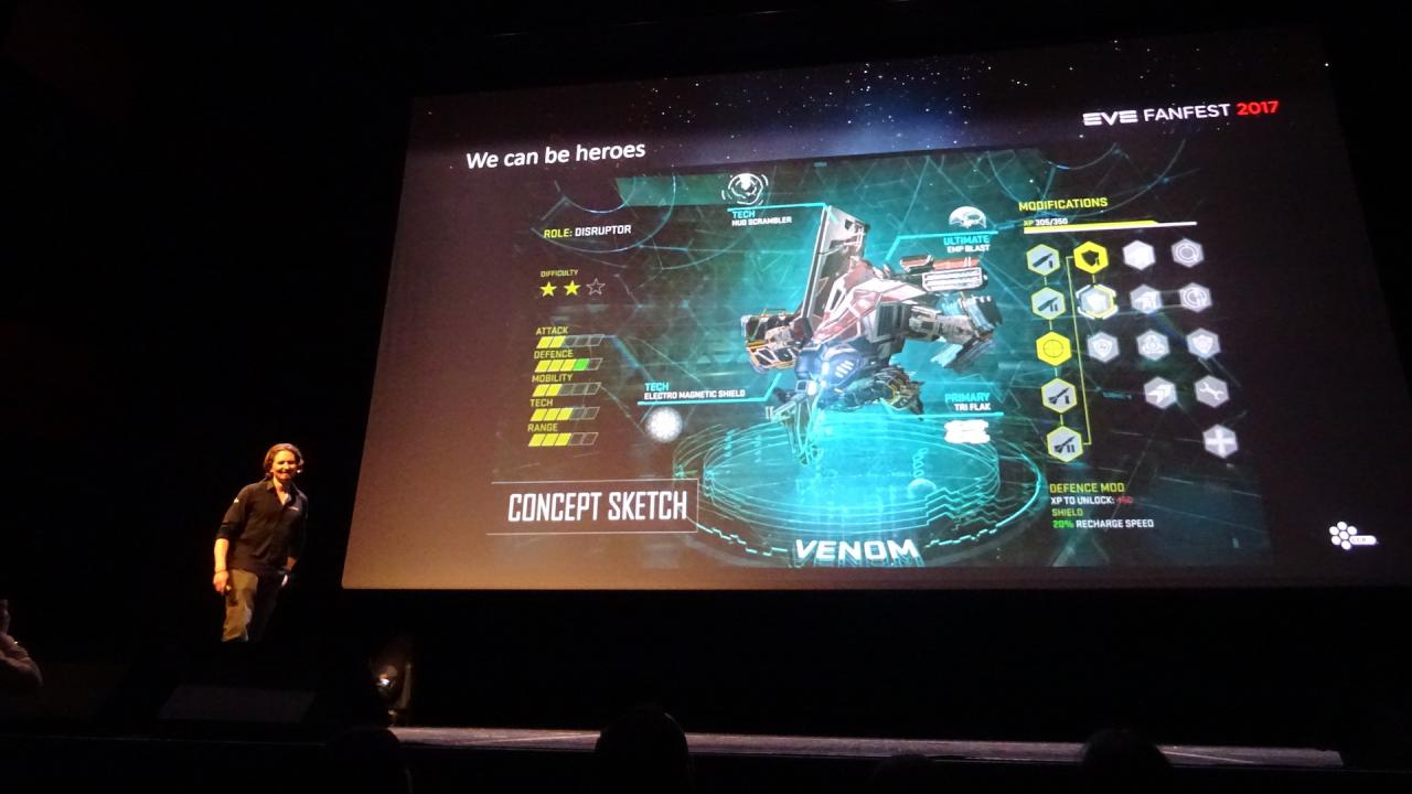 [11/04/2017] Beim Roadmap-Talk zu Eve: Valkyrie präsentierte Lead Designer Andrew Willans eine Konzeptgrafik für das noch nicht veröffentlichte Schiff 
