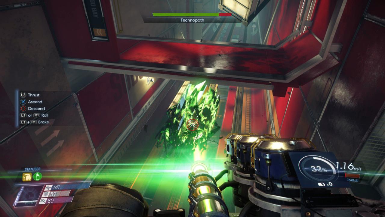 [02/05/2017] Das Strahlengewehr sieht fesch aus, ihm mangelt es aber wie fast allen Waffen im Spiel an Durchschlagskraft. Insgesamt enttäuscht der Shooter-Part von Prey.