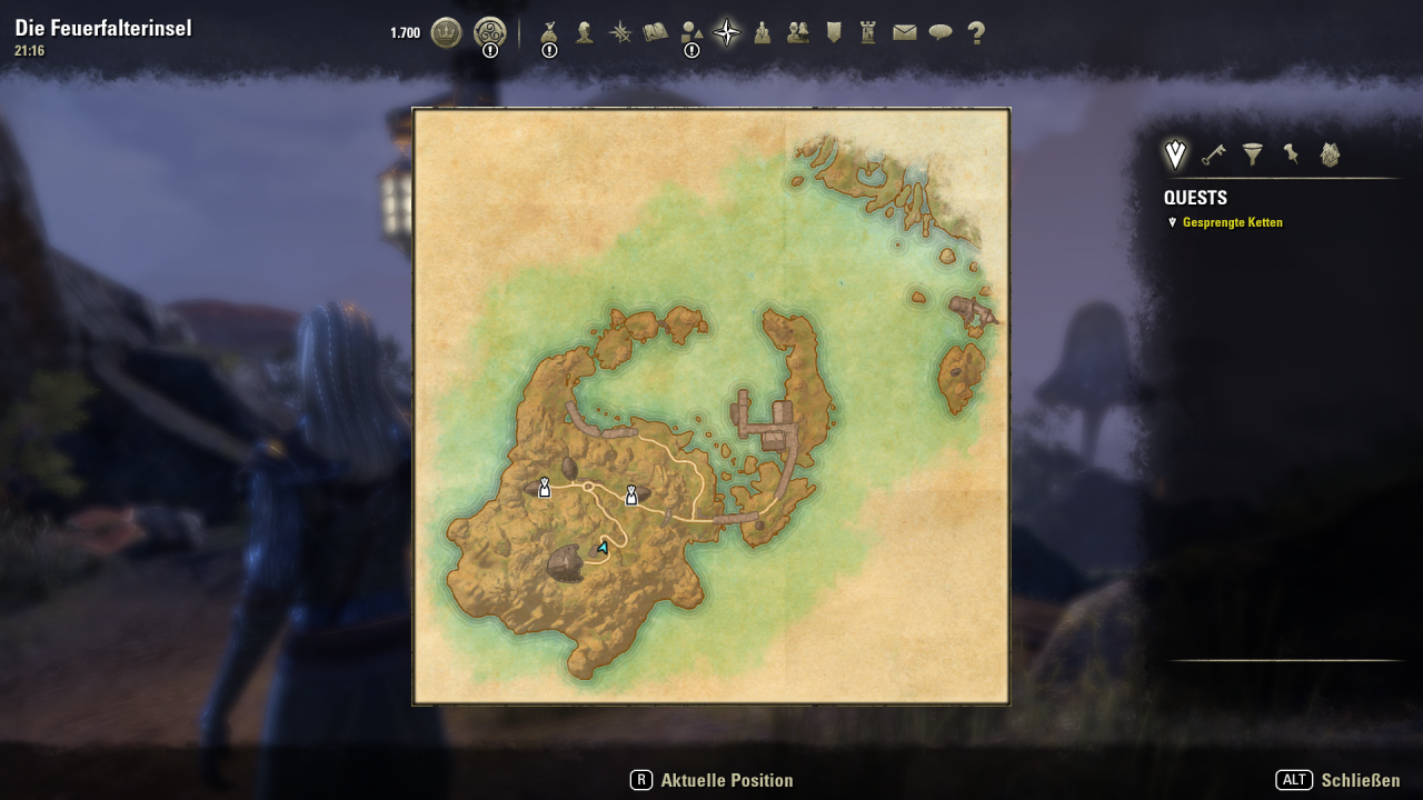 [29/05/2017] TESO Morrowind: Das Tutorial zu Morrowind absolviert auf der kleinen Feuerfalterinsel.