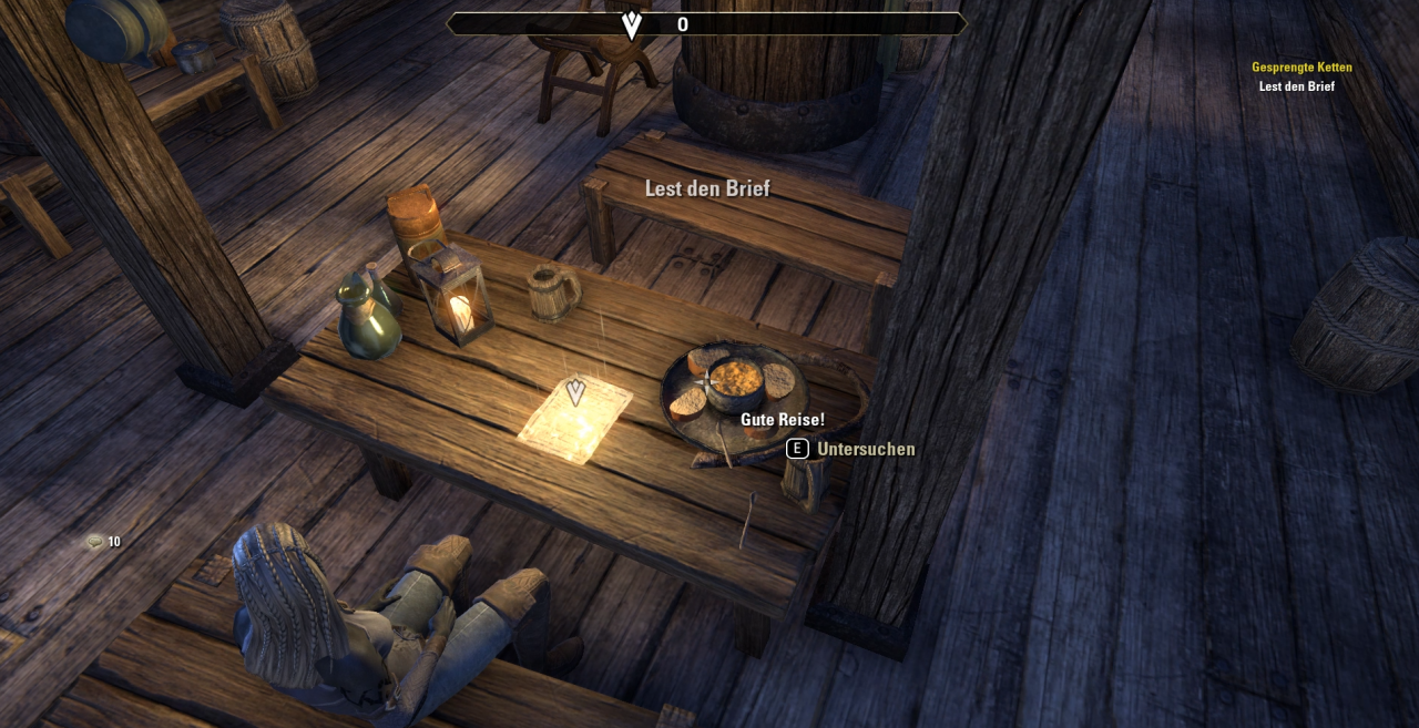 [29/05/2017] TESO Morrowind: Mit unserem frisch erstellen Charakter in Morrowind starten wir unter Deck eines Reiseschiffs. Vor uns liegt ein Brief eines Freundes, der uns ins Abenteuer einstimmt.
