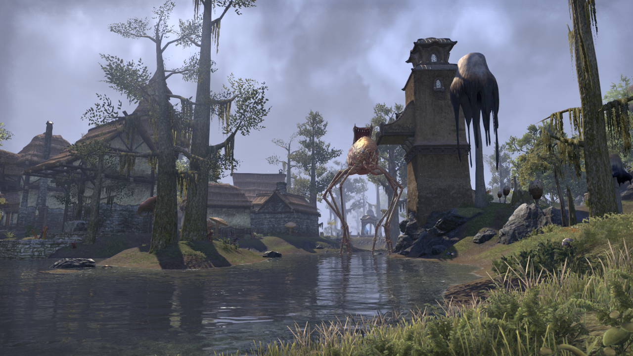 [29/05/2017] TESO Morrowind: Euer Abenteuer in Vvardenfell beginnt im beschaulichen Küstenhafen von Seyda Neen, umgeben von einer sumpfigen Landschaft.