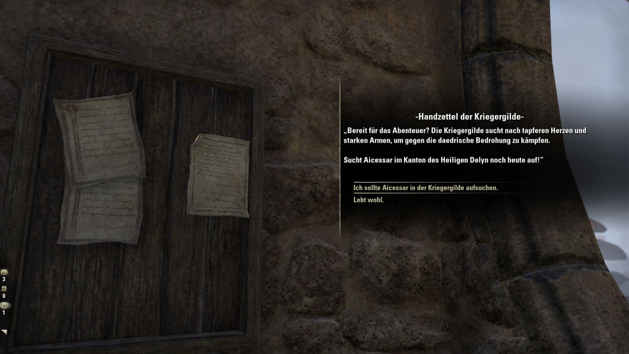 [29/05/2017] TESO Morrowind: An solchen Handzetteln sollte man nicht achtlos vorbeilaufen, sorgen sie doch in der Regel für neue Hinweise und Quests.