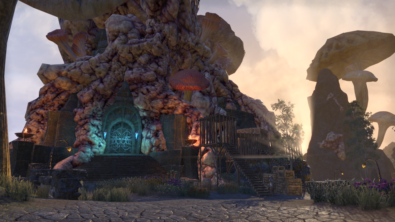 [06/06/2017] TESO: Morrowind - In der Zarfirbel-Bucht gelegen, entdeckt ihr die die Telvanni-Stadt Sadrith Mora.
