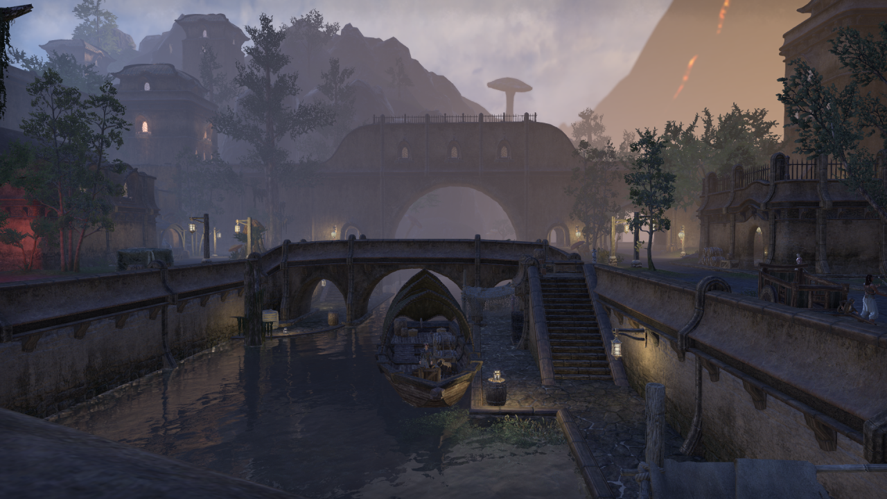 [06/06/2017] TESO: Morrowind - Balmora liegt in einer idyllischen Flusslandschaft.