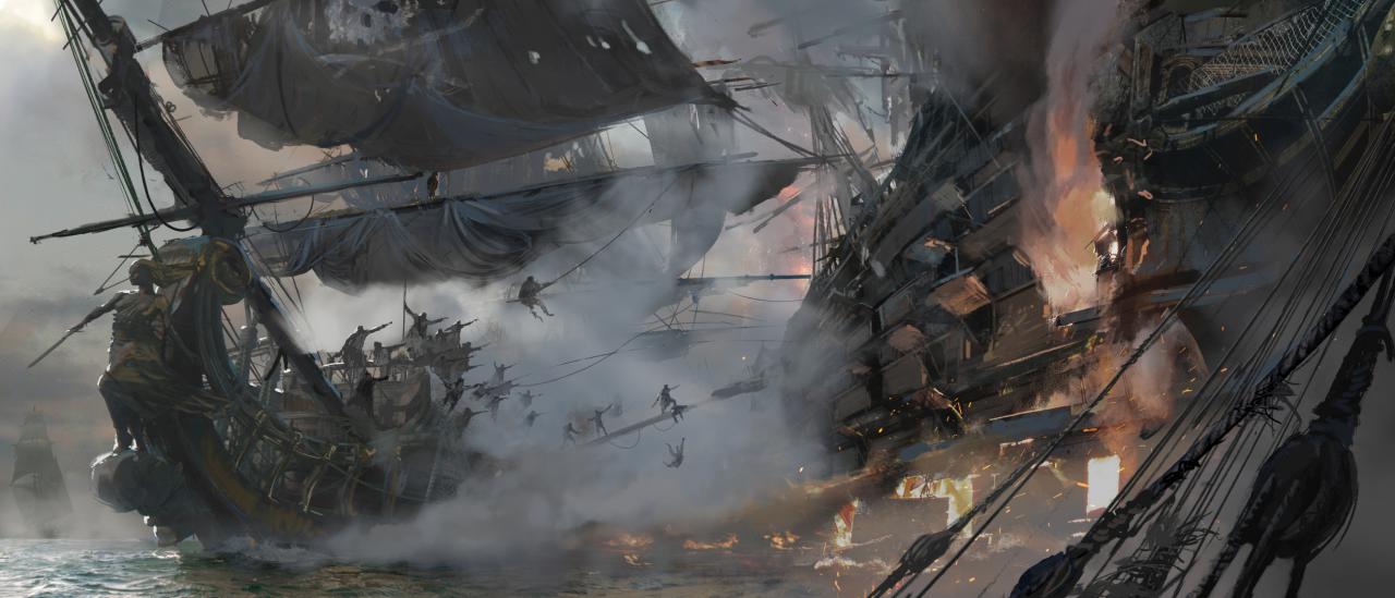 [14/06/2017] Skull and Bones: Artworks und Konzeptzeichnungen