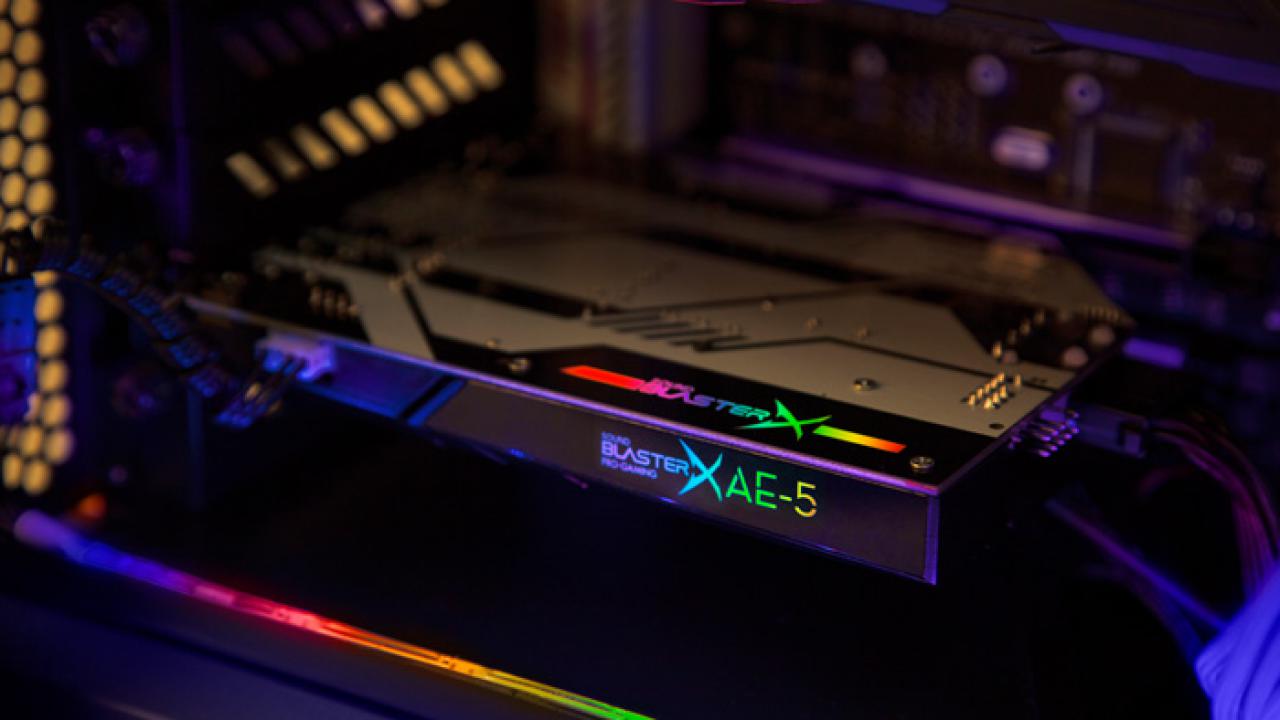 [20/06/2017] Sound BlasterX AE 5 mit eigener Beleuchtung