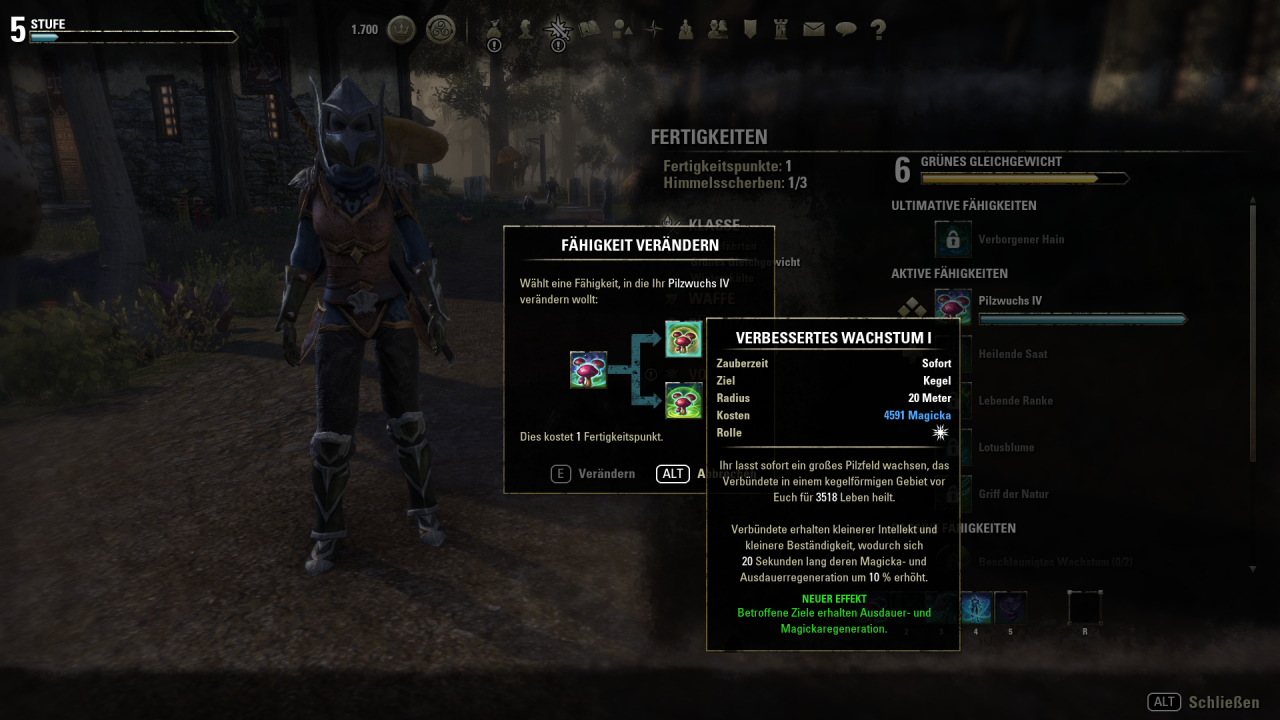 [04/06/2017] TESO Morrowind: Fähigkeiten lassen sich verbessern, wobei ihr euch oft zwischen zwei Varianten entscheiden müsst.