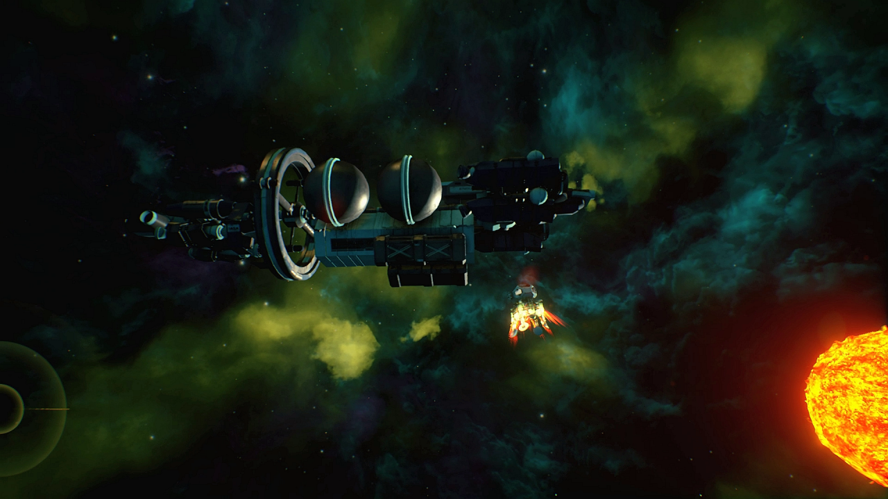 [01/06/2017] The Long Journey Home: Schicke Nahansichten eures Schiffes gibt es nur in kurzen Cutscenes, etwa wenn euer Lander an- oder abdockt.