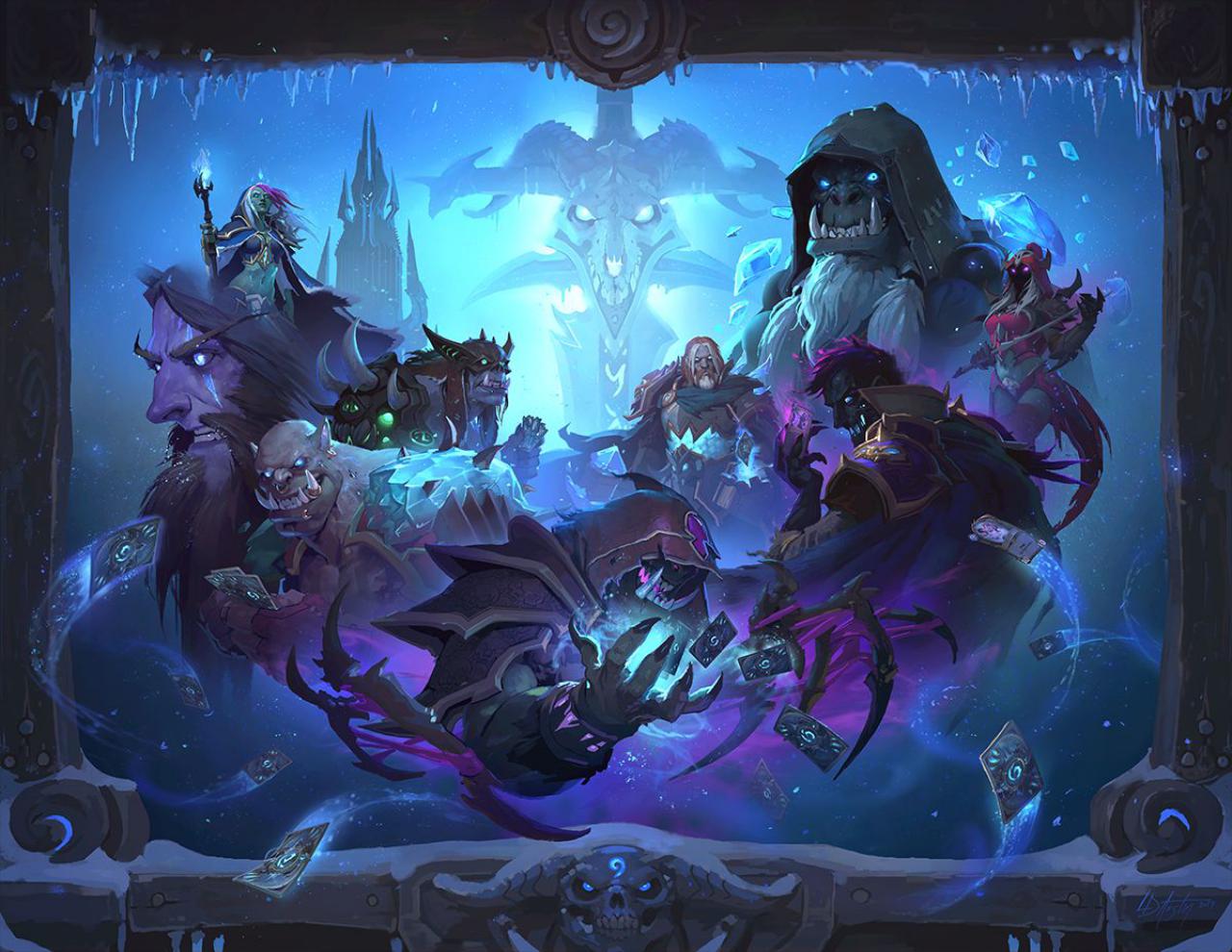 [06/07/2017] Hearthstone: Ritter des Frostthrons - Artwork