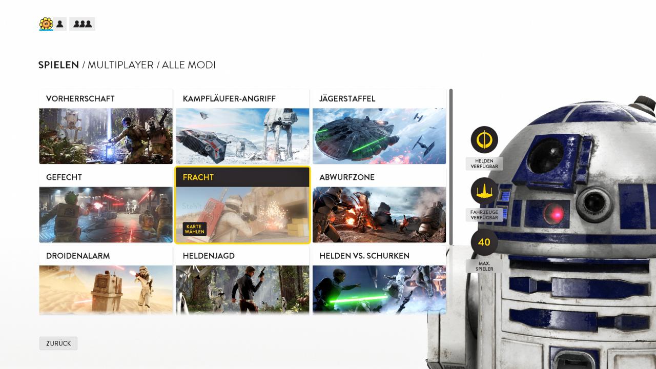 [26/07/2017] Schon von Haus aus war die Modi-Menge im ersten Teil groß. Dank der Download-Inhalte wuchs die Zahl weiter an. (Battlefront 1)