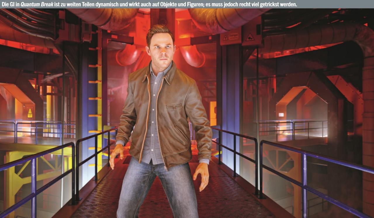 [28/07/2017] Die GI in Quantum Break ist zu weiten Teilen dynamisch und wirkt auch auf Objekte und Figuren; es muss jedoch recht viel getrickst werden.