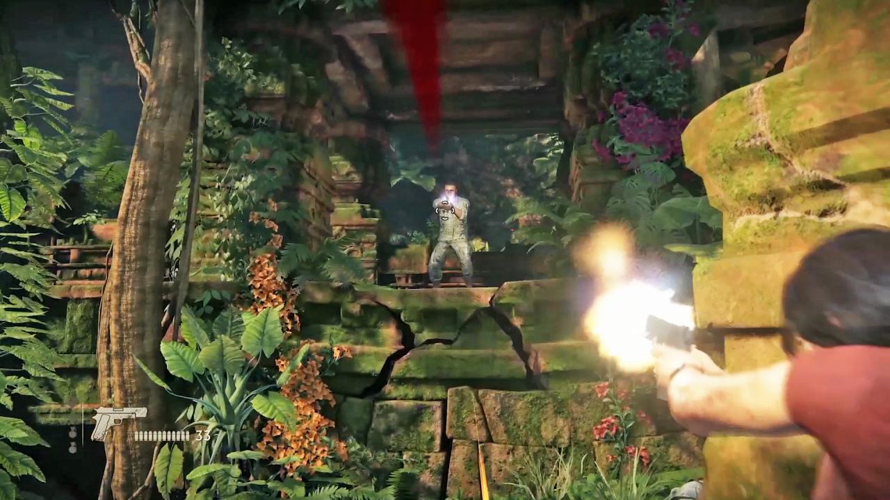 [25/07/2017] Auch Uncharted: The Lost Legacy verfügt über fünf Schwierigkeitsgrade. Auf höchster Stufe geht Chloe bereits nach wenigen Treffern zu Boden.
