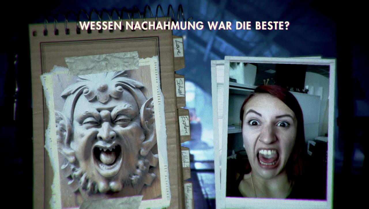 [10/07/2017] Das Nachahm-Spiel sorgte beim Test für die meisten Lacher.