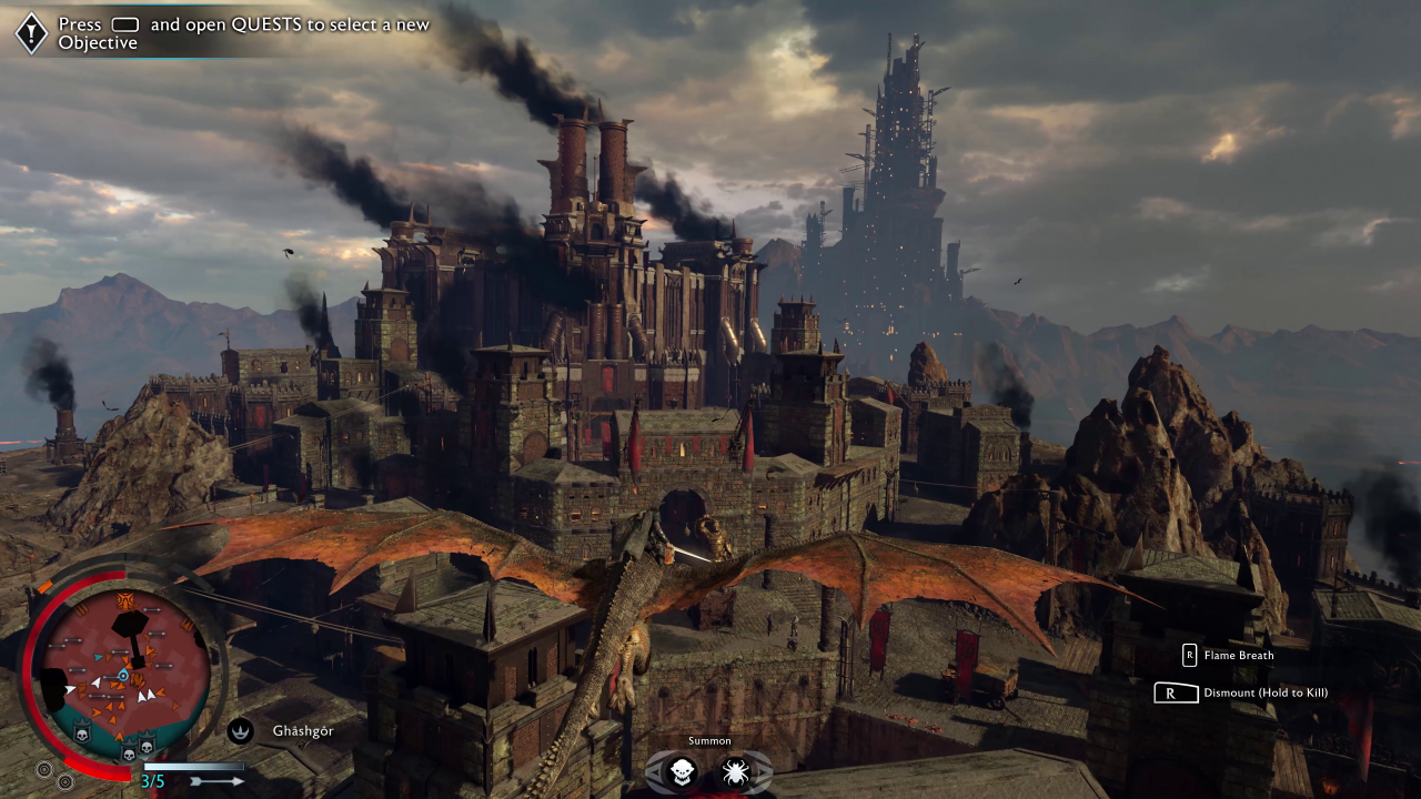 Auf dem Rücken eines Drachen lässt sich die Weite in Gorgoroth am besten erkunden.