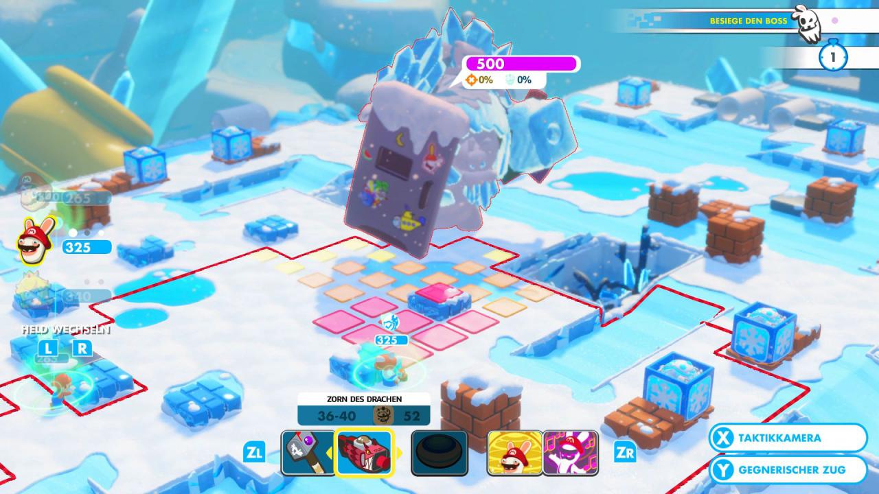 [31/08/2017] Einfallsreich und sehr fordernd: Die Bosskämpfe sind bei Mario + Rabbids: Kingdom Battle das Salz in der Suppe.