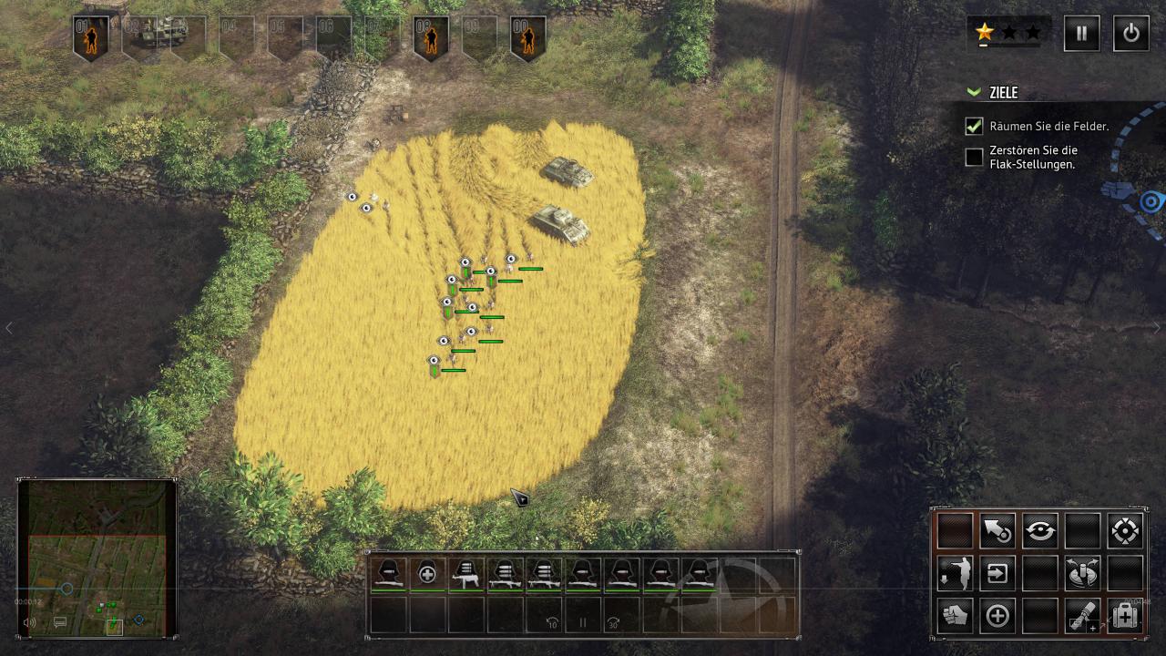 [11/08/2017] Sudden Strike beweist Sinn fürs Detail - etwa bei den Spuren, die Panzer hinterlassen, und den gelungenen Animationen.
