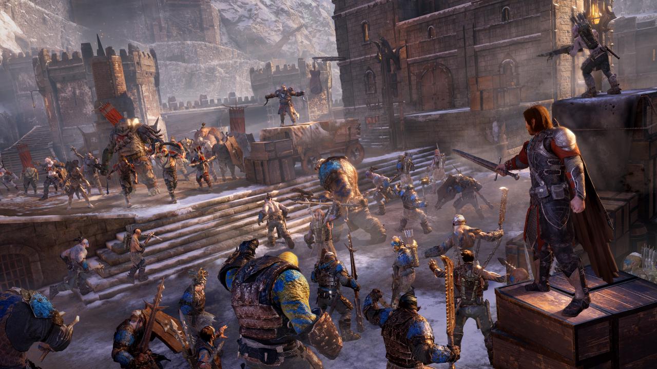 [06/08/2017] Mittelerde: Schatten des Krieges - Führt eure eigene Armee in die Schlacht und erobert per Online-Conquest Festungen anderer Spieler.