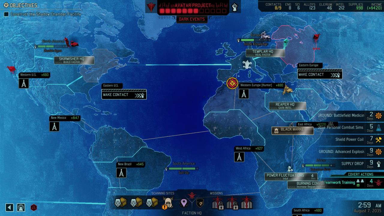 [17/08/2017] Auf der XCOM 2-Weltkarte ändert sich mit War of the Chosen so einiges. Das Review erklärt die Neuerungen im Detail.