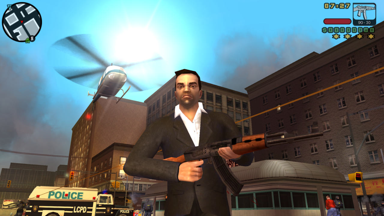 [29/09/2017] Sony versprach mit der PSP eine PS2 im Taschenformat. Spiele wie Gran Turismo, Burnout oder eben Liberty City Stories (Bild) halfen, das Versprechen zu halten.