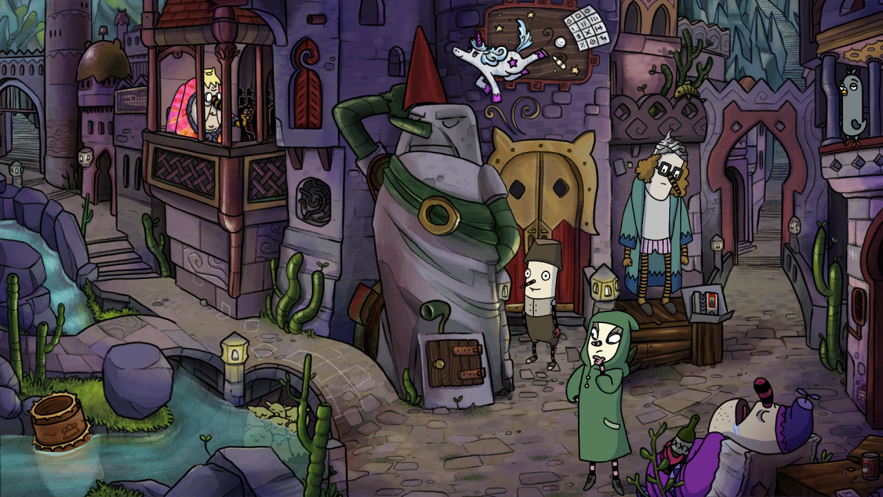 [01/09/2017] Im 2D-Adventure The Inner World 2 muss Flötennase Robert erneut mit Rebellin Laura und Taube Hack seine Heimat Asposien vor einem fiesen Bösewicht retten.&nbsp; (15)