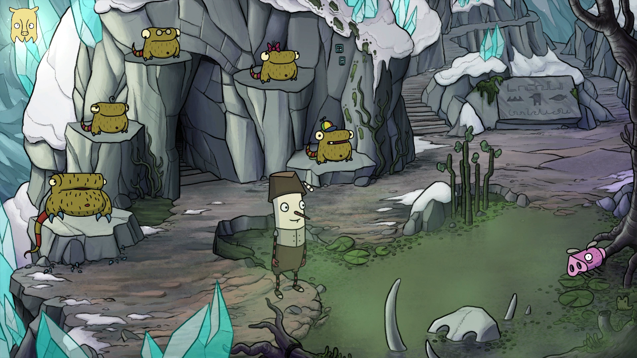 [01/09/2017] Im 2D-Adventure The Inner World 2 muss Flötennase Robert erneut mit Rebellin Laura und Taube Hack seine Heimat Asposien vor einem fiesen Bösewicht retten.&nbsp; (16)