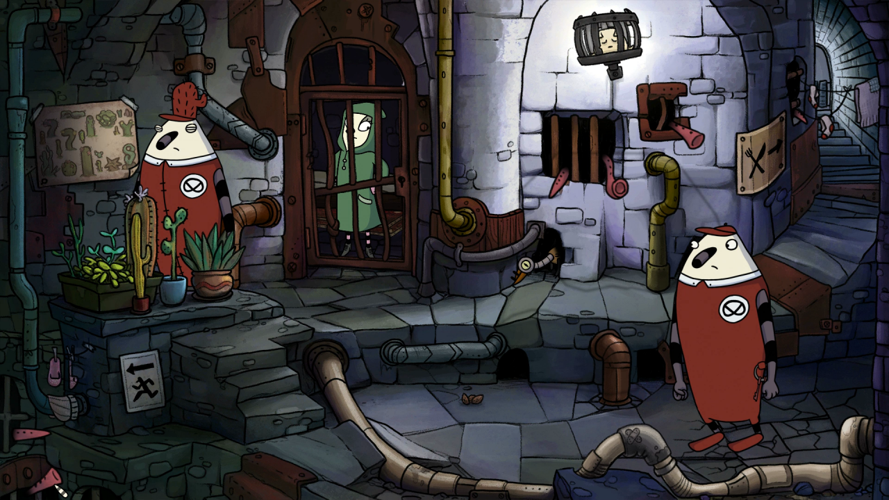 [01/09/2017] Im 2D-Adventure The Inner World 2 muss Flötennase Robert erneut mit Rebellin Laura und Taube Hack seine Heimat Asposien vor einem fiesen Bösewicht retten.&nbsp; (8)