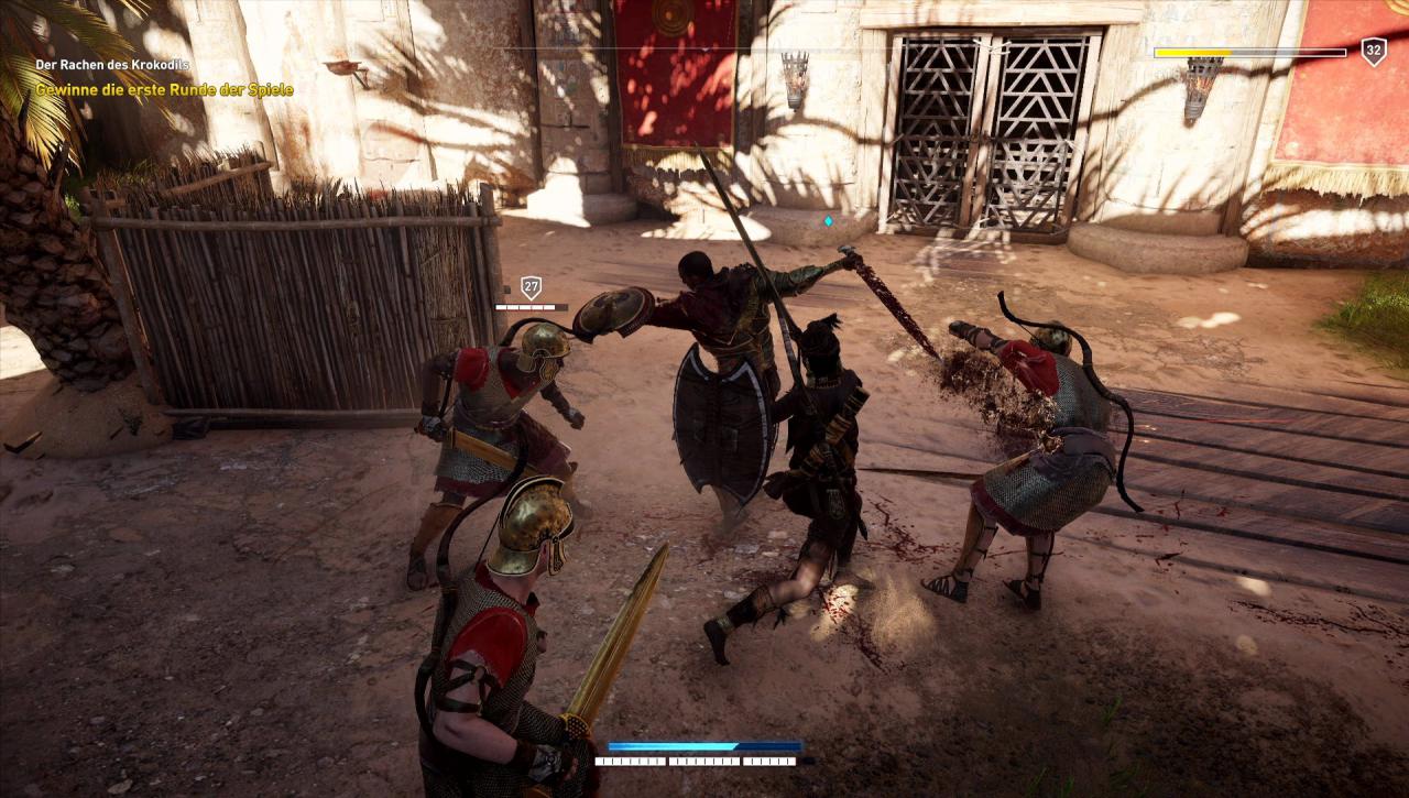 [26/10/2017] Kein simples Buttonmashing, keine übermächtige Kontermechanik: Die Kämpfe in AC: Origins sind rundum gelungen.