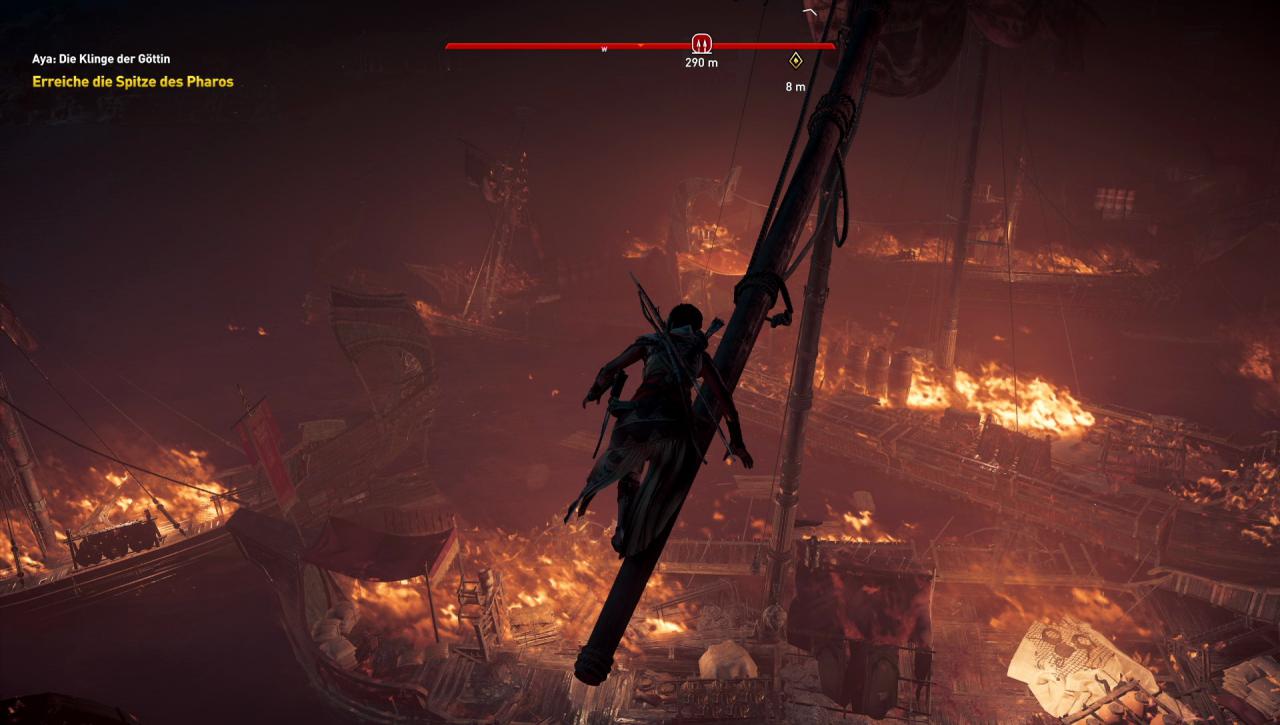 [26/10/2017] Bei den Hauptmissionen gibt Ubisoft Montreal am Ende von Assassin's Creed Origins noch einmal volles Tempo.