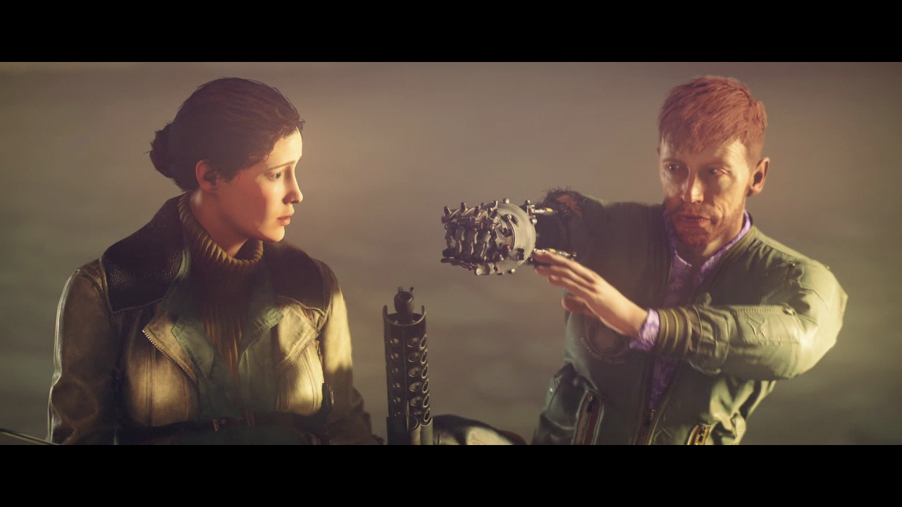 [12/10/2017] Wolfenstein 2: The New Colossus - Fergus kann seine Armprothese als Waffe benutzen - cool inszeniert.&nbsp;