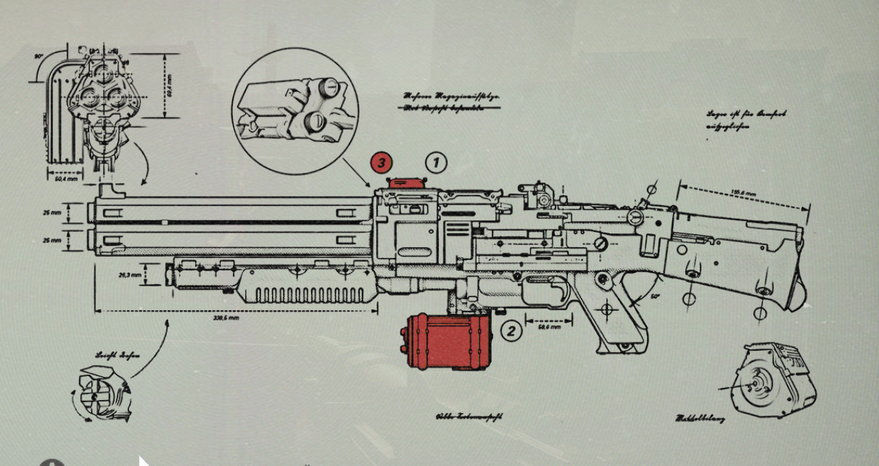 [04/10/2017] Wolfenstein 2: The New Colossus - Upgrade-Schema für die Schockhammer-Kampfschrotflinte