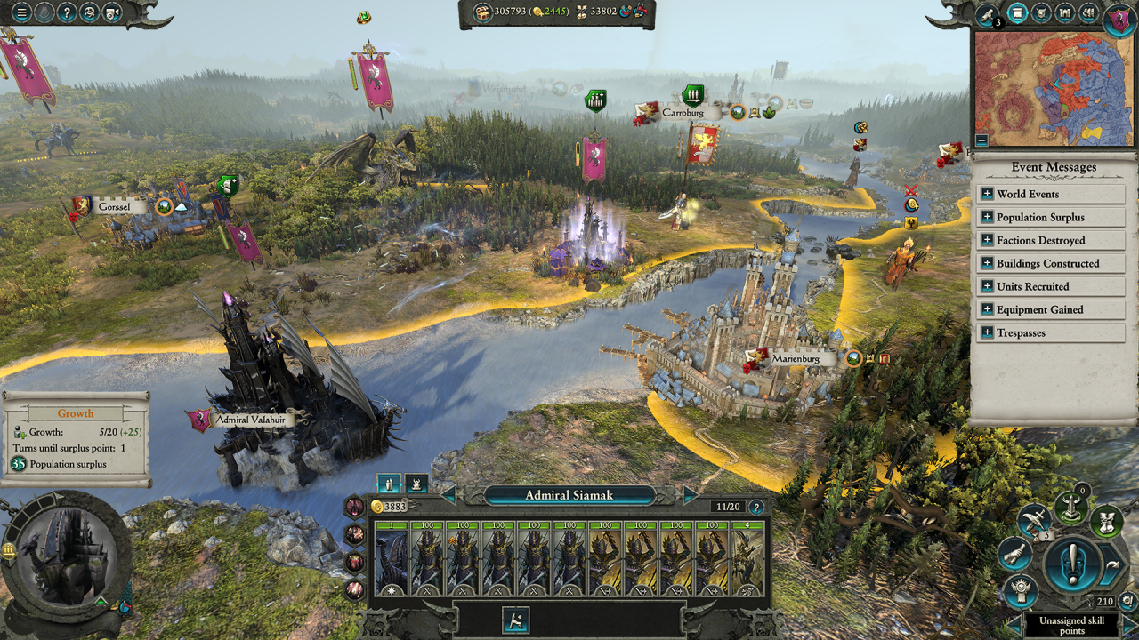 [23/10/2017] Die heute in der Total War-Serie etablierte 3D-Übersichtskarte hätte mal wieder grundlegende Veränderungen nötig.
