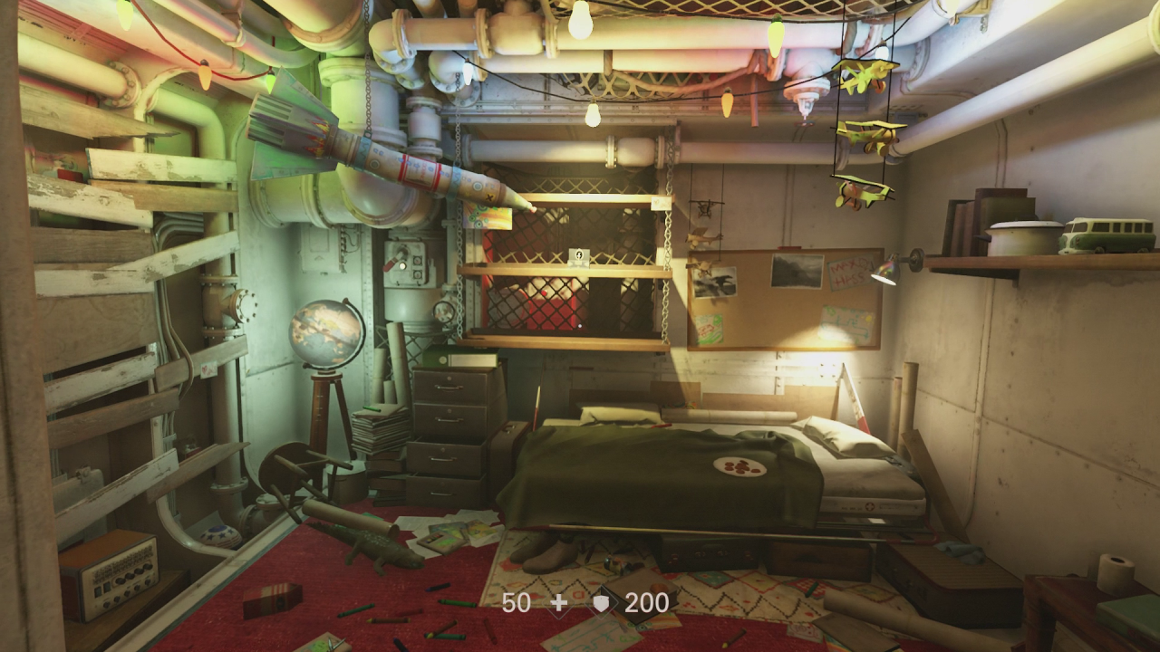 [25/10/2017] Wolfenstein 2: The New Colossus - In der U-Boot-Basis Hammerfaust könnt ihr euch die Quartiere aller Rebellen-Mitglieder anschauen.