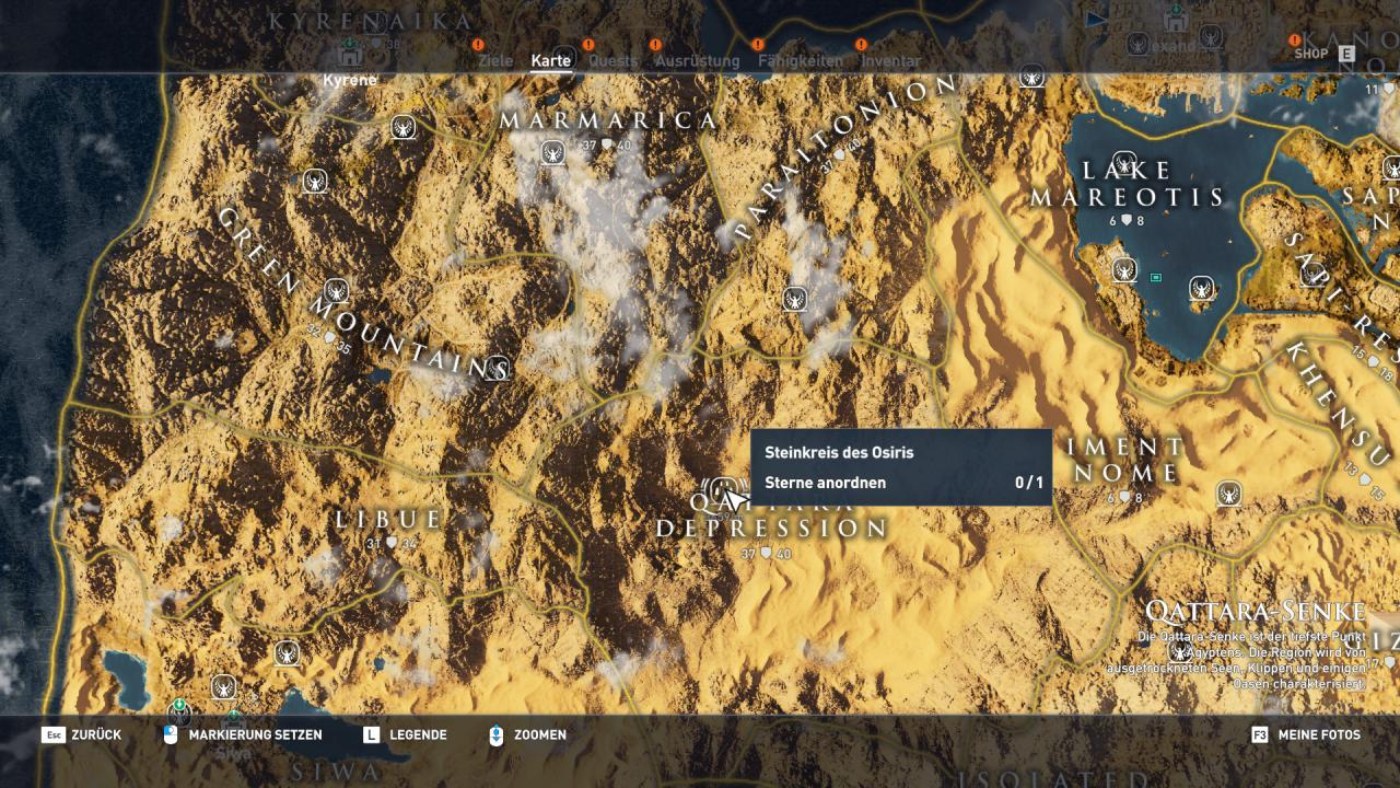 [07/11/2017] Assassin's Creed Origins-Komplettlösung: Alle Stone-Circle-Locations - Steinkreis des Osiris