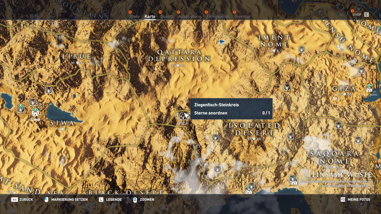 [07/11/2017] Assassin's Creed Origins-Komplettlösung: Alle Stone-Circle-Locations - Ziegenfisch-Steinkreis