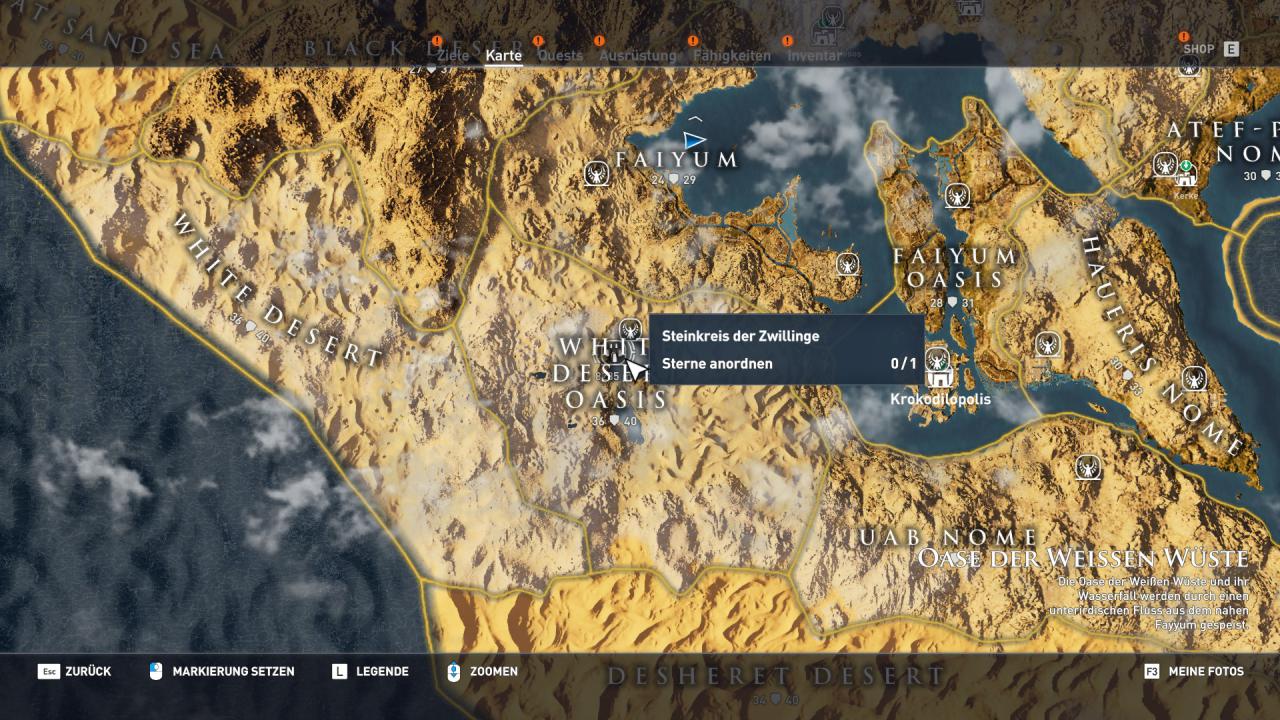 [07/11/2017] Assassin's Creed Origins-Komplettlösung: Alle Stone-Circle-Locations - Steinkreis der Zwillinge