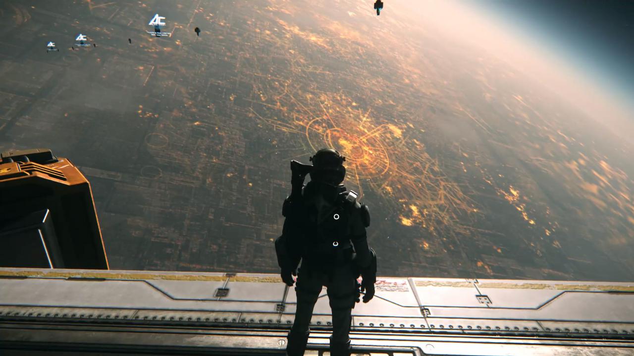 [21/11/2017] Der Planet ArcCorp wird von einer einzigen, endlos erscheinenden Stadt bedeckt.