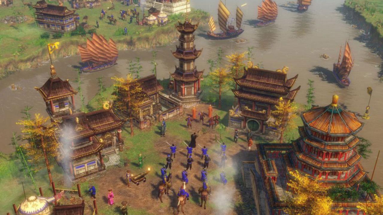 [05/12/2017] Hübsche 3D-Technologie und ungewohnte Spielmechaniken: Mit Age of Empires 3 entfernte sich Ensemble Studios am weitesten von der klassischen AoE-Formel.