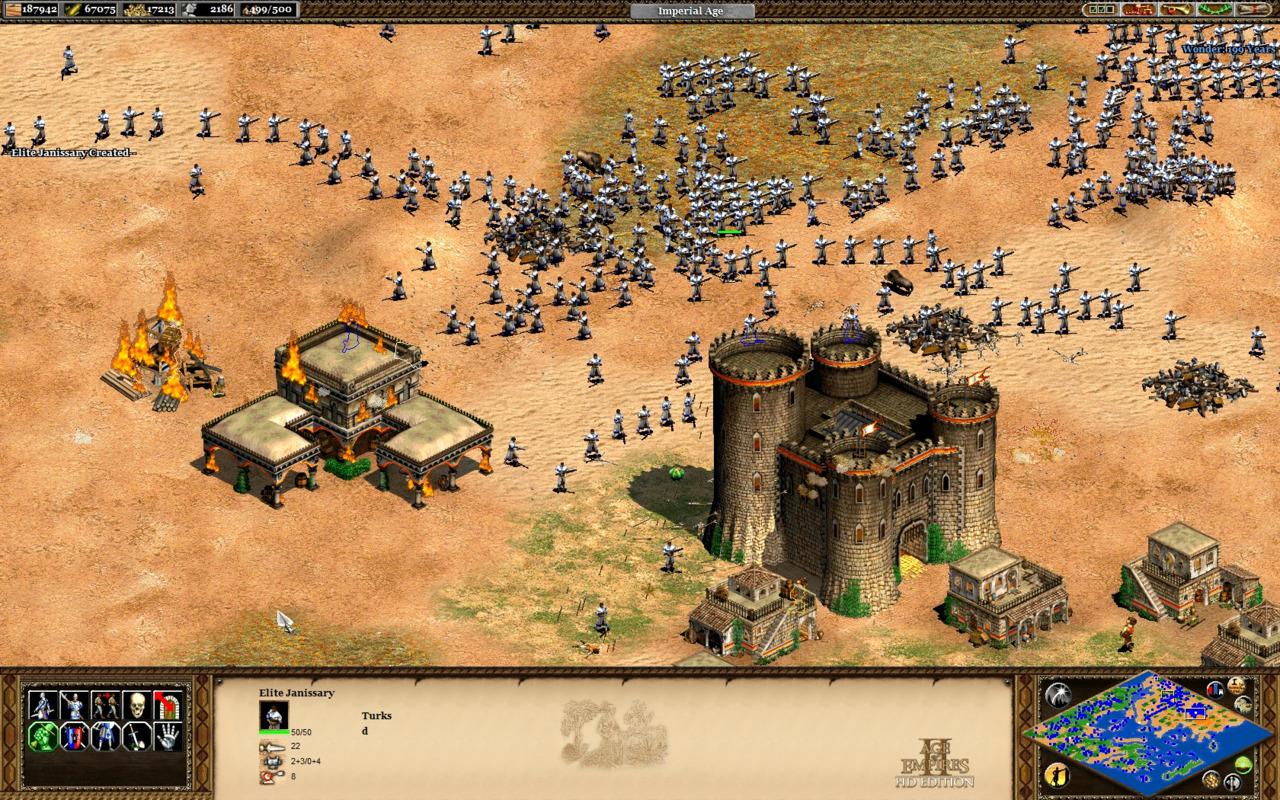 [05/12/2017] Age of Empires 2 wird von seiner treuen E-Sport-Community heute noch immer gespielt, die in der Spielwelt des Klassikers ständig auf der Suche nach neuen Taktiken und Strategien ist.