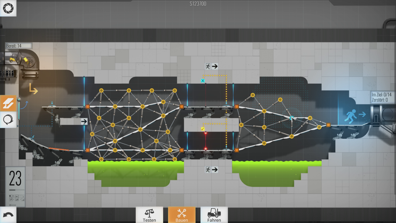 [22/12/2017] Bridge Constructor Portal vermischt die Features von Bridge Constructor und Portal und macht daraus ein witziges und anspruchsvolles Zeitvertreib-Spiel! (4)