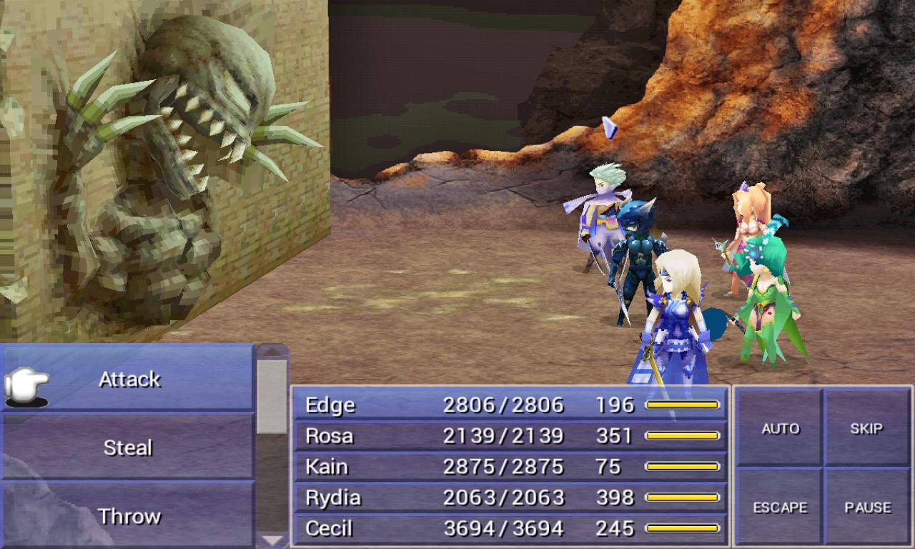 [18/12/2017] Die Neuinterpretation von Final Fantasy IV für Android, iOS und PC ersetzt Pixel durch Polygone. 